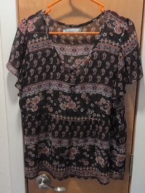 Maurice's Sheer Top Size L